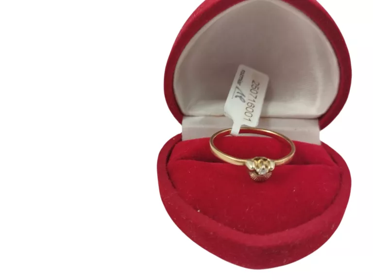 ZŁOTY PIERŚCIONEK 585