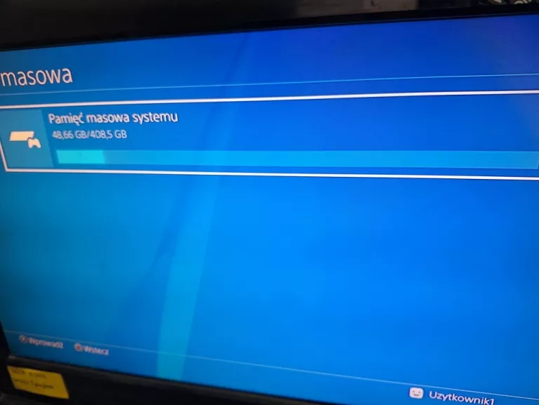 KONSOLA  PS4 500GB SLIM+PAD ZASTĘPCZT