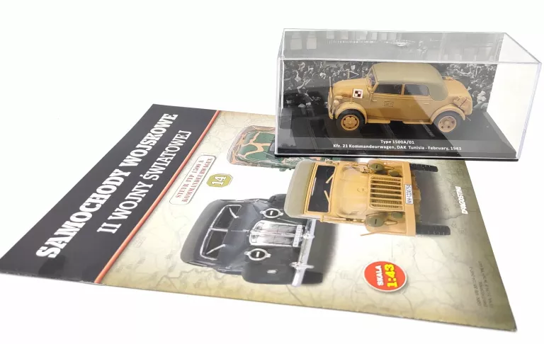 SAMOCHODY 2WŚ TYPE 1500A/01 KFZ 21 SKALA 1:43