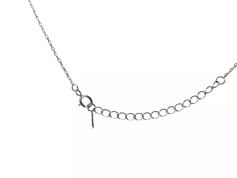 PIĘKNY SREBRNY ŁAŃCUSZEK Z KRZYŻYKIEM 1,42G 925 R.44