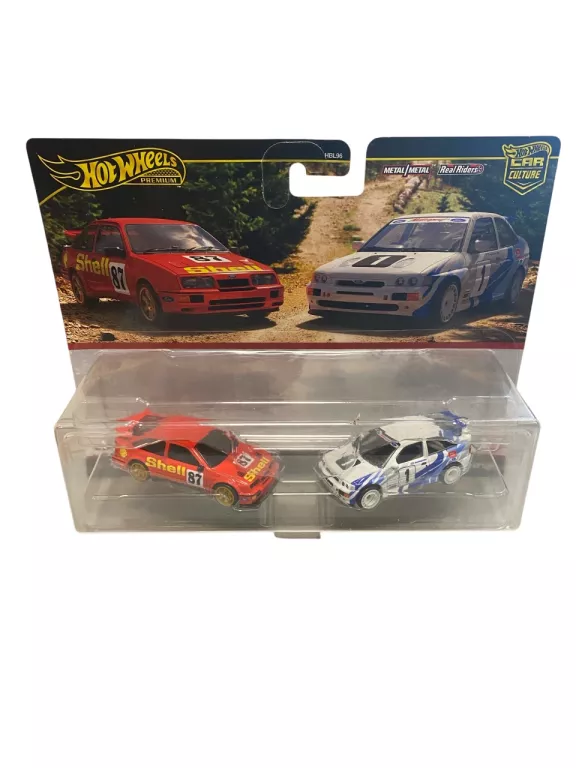 HOT WHEELS PREMIUM CULTURE CAR 2-PACK 87 FORD SIERRA / 93 FORD ESCORT