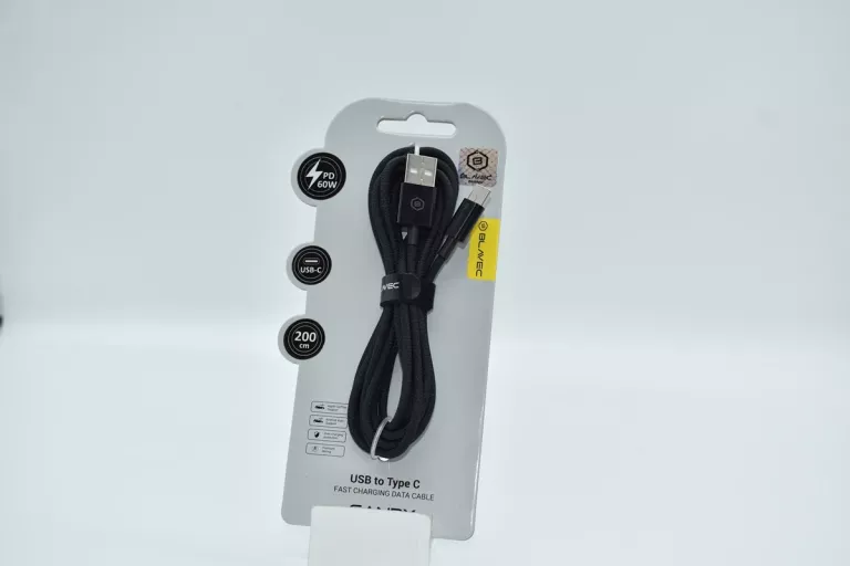 BLAVEC KABEL CANDY OPLOT - USB NA TYP C - PD 60W 3A