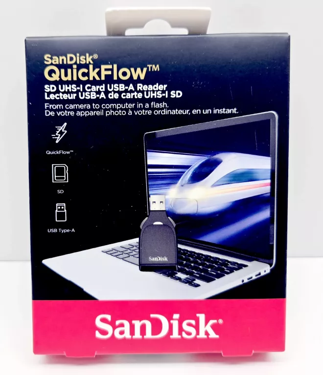 CZYTNIK KART SD SANDISK QUICKFLOW UHS-I USB 3.2