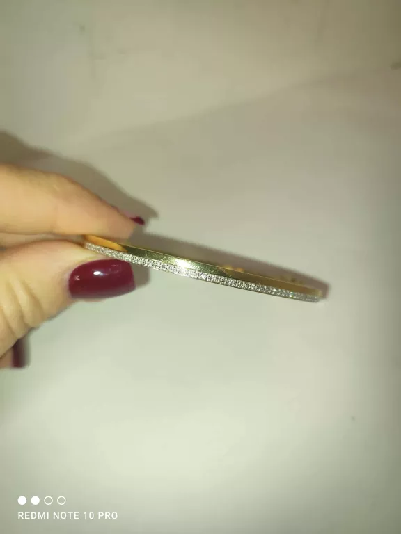 ŚLICZNA SZTYWNA BRANSOLETKA 585 9,13G