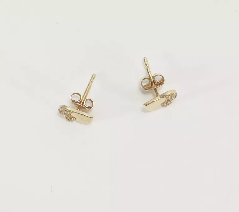 DELIKATNE ZŁOTE  KOLCZYKI P585 W0,99