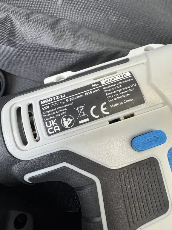 WKRĘTARKA AKUMULATOROWA MACALLISTER MDD12-LI 12V