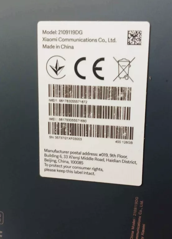 TELEFON XIAOMI 11 LITE 5G NE