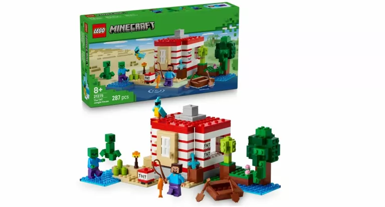 LEGO MINECRAFT 21275 TNT DOM W DŻUNGLI
