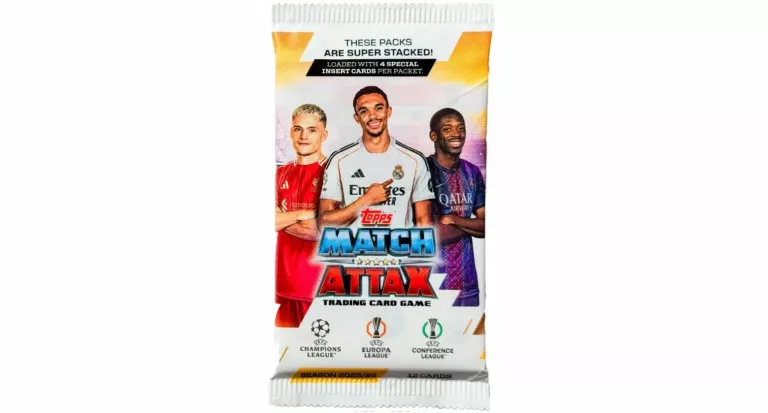 TOPPS MATCH ATTAX UEFA CHAMPIONS LEAGUE 2025/26 SASZETKA 12 KART 25/26