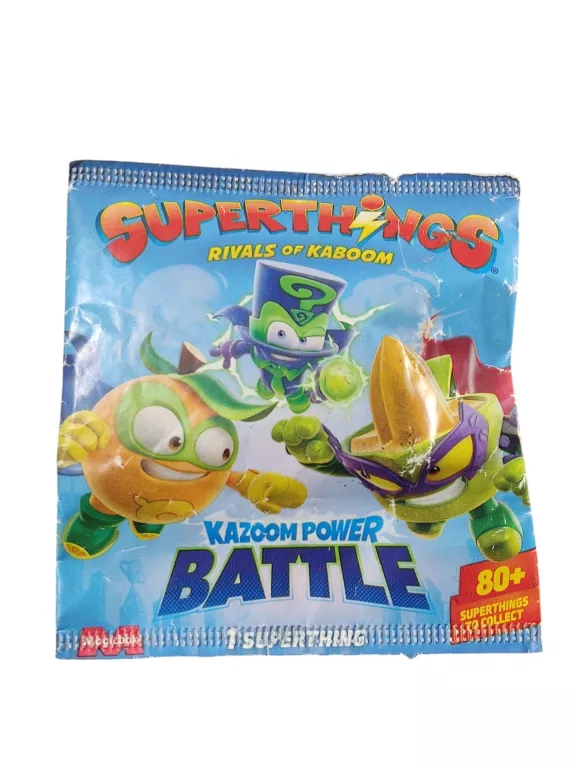 SUPERTHINGS KAZOOM POWER BATTLE SASZETKA Z FIGURKĄ EDYCJA KOLEKCJONERSKA