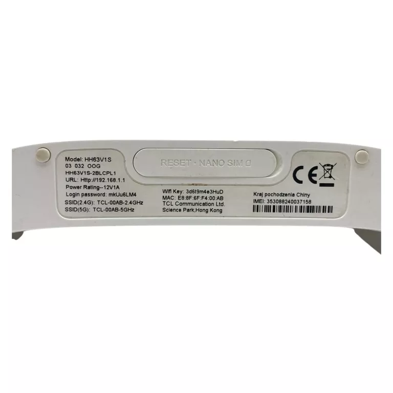 ROUTER TCL HH63V1 802.11AC (WI-FI 5)