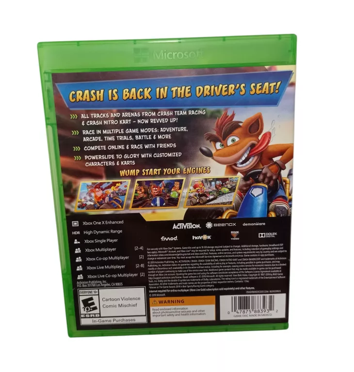 GRA CRASH TEAM RACING NITRO-FUELED XBOX ONE