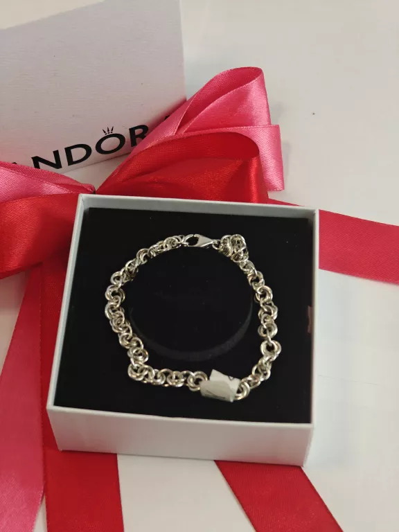 SREBRO - WYRÓB JUBILERSKI UŻYWANY  BRANSOLETKA 14,98 G 925