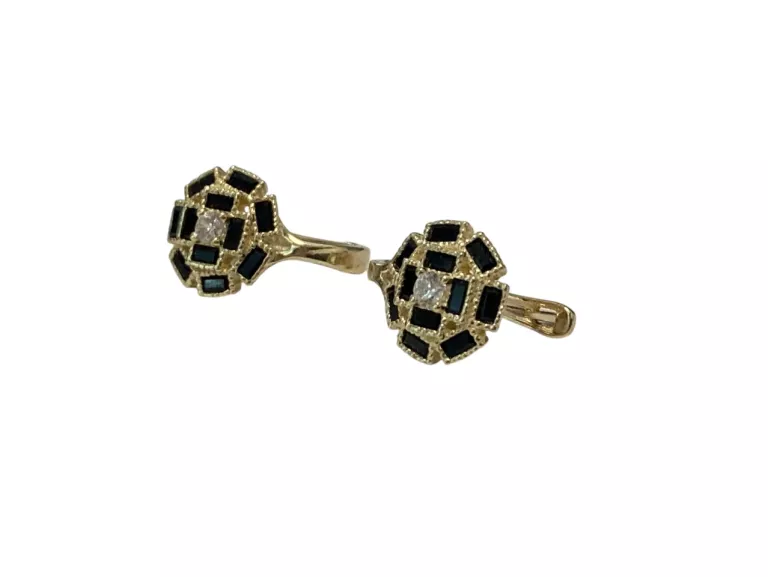 PIĘKNE ZŁOTE KOLCZYKI 14K P585 1,50G