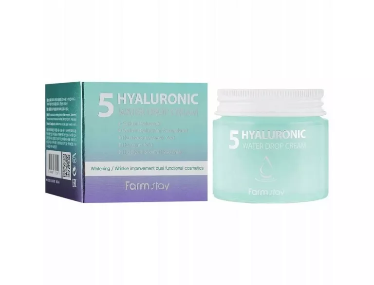 KREM DO TWARZY Z KWASEM HIALURONOWYM FARMSTAY HYALURONIC 5 WATER DROP 80ML
