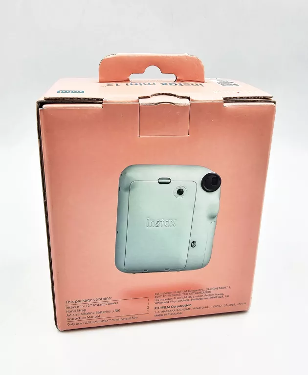 APARAT NATYCHMIASTOWY FUJIFILM INSTAX MINI 12 / KOLOR ZIELONA MIĘTA