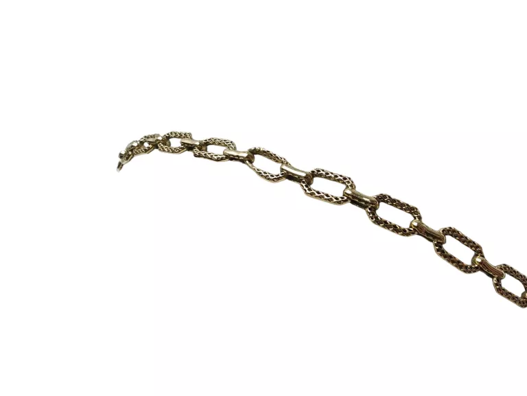 PIĘKNA ZŁOTA BRANSOLETKA! [P585 3,39G DŁ.17,5CM}