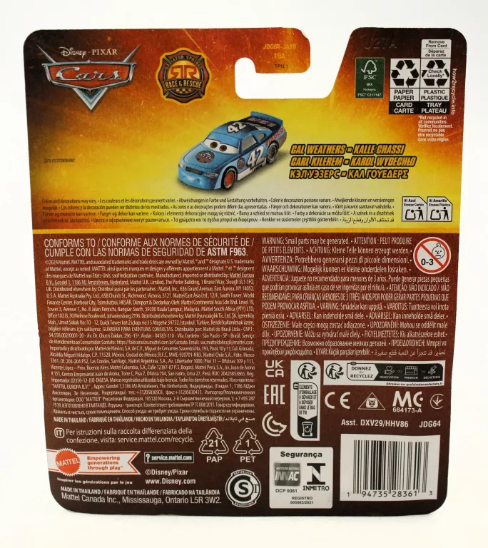 AUTO DISNEY PIXAR CARS CAL WEATHERS