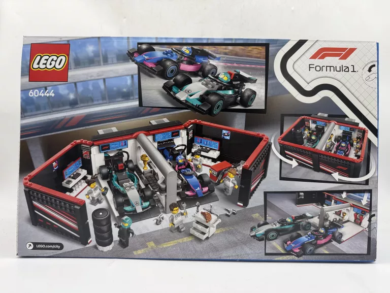 LEGO CITY 60444 F1 GARAŻ I BOLIDY MERCEDES-AMG I ALPINE