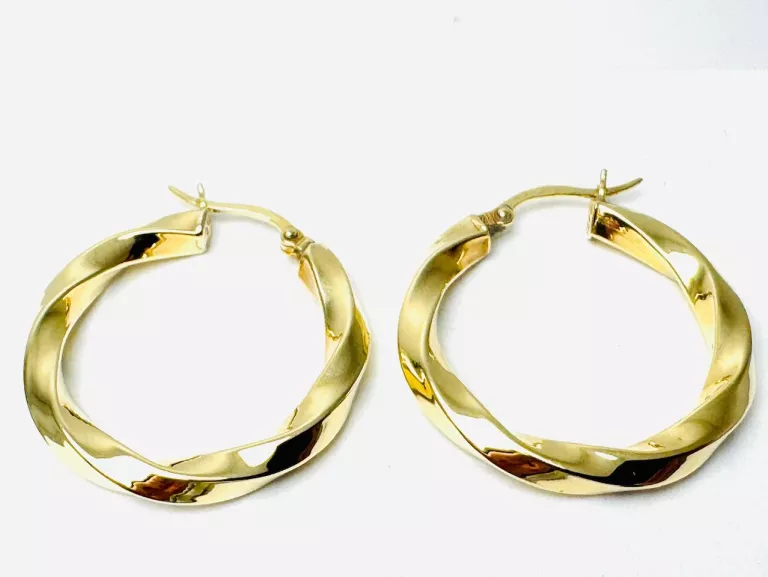 ZŁOTE KOLCZYKI KOŁA 585 4,27G