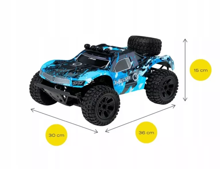 AUTO ZDALNIE STEROWANE SAMOCHÓD X-HOOLIGAN 4X4 35KM/H 1:10 DUŻE I SZYBKIE