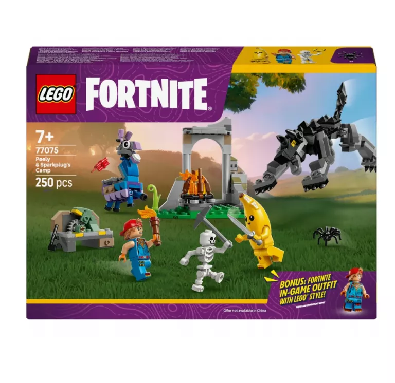 LEGO FORTNITE SKÓREK I ISKRA ORAZ OBÓZ (77075)