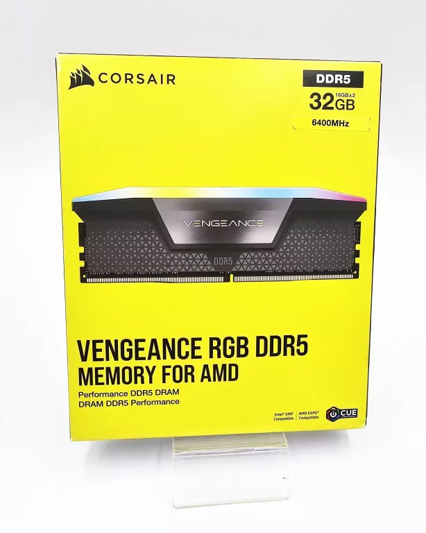 PAMIĘĆ CORSAIR VENGEANCE RGB DDR5 32GB 6400MHZ CMH32GX5M2B6400Z36