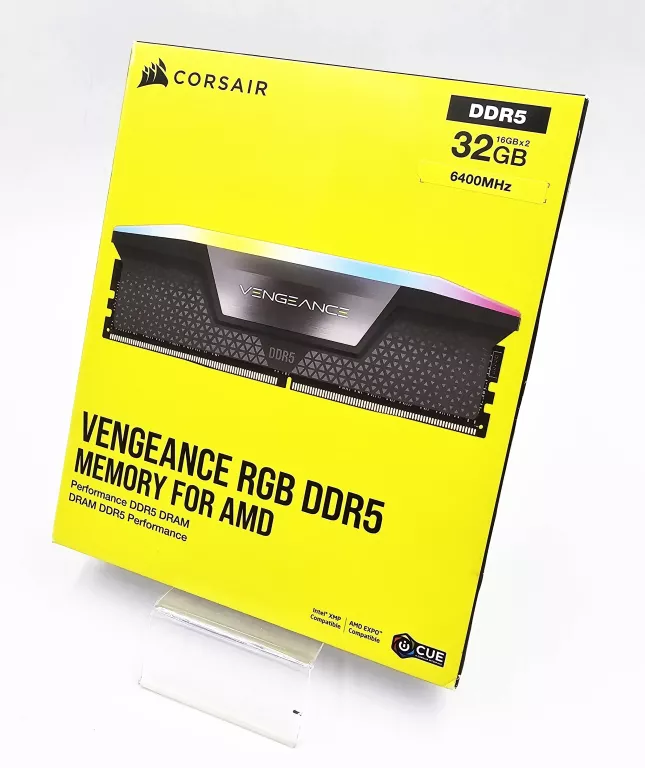 PAMIĘĆ CORSAIR VENGEANCE RGB DDR5 32GB 6400MHZ CMH32GX5M2B6400Z36