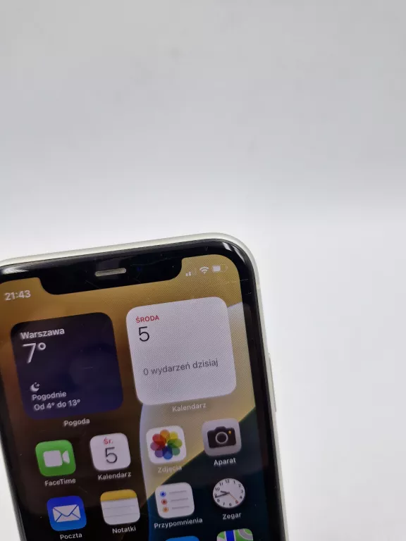 SMARTFON IPHONE 11 128GB/4GB RAM/  KONDYCJA BAT. 77%