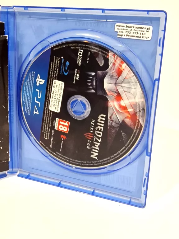 GRA NA PS4 WIEDŹMIN 3 DZIKI GON