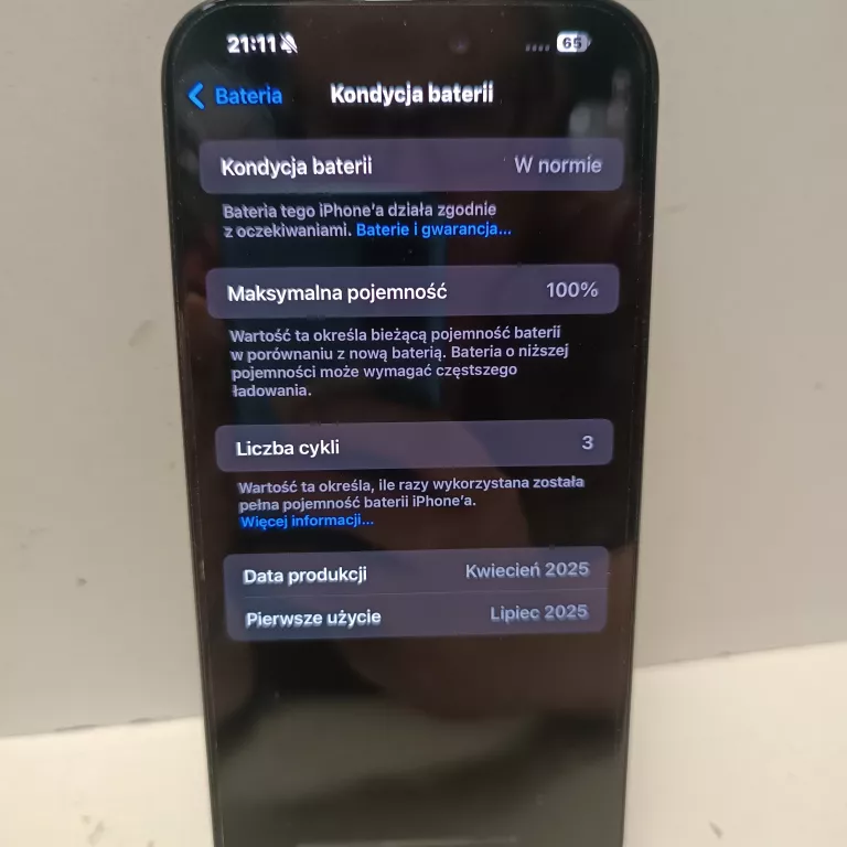 TELEFON IPHONE 16 PRO MAX 256GB BATERIA 100%