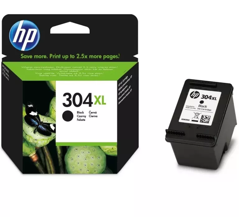 WKŁAD TUSZ HP 304XL N9K08AE CZARNY BLACK 2600 3720