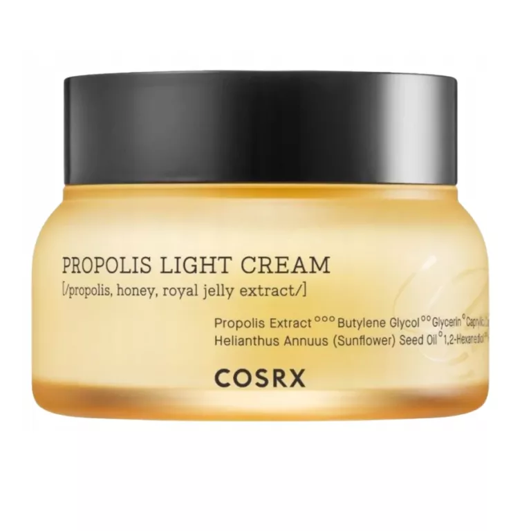 COSRX PROPOLIS LIGHT CREAM LEKKI KREM NA BAZIE EKSTRAKTU Z PROPOLISU 50 ML