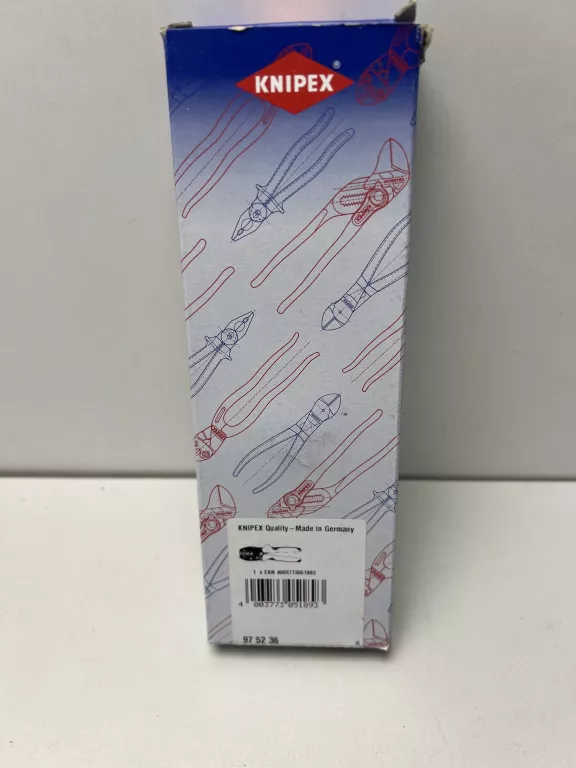 KNIPEX SZCZYPCE ZAGNIATAJĄCE DO KOŃCÓWEK KABLOWYCH PERCIFORCE 975236