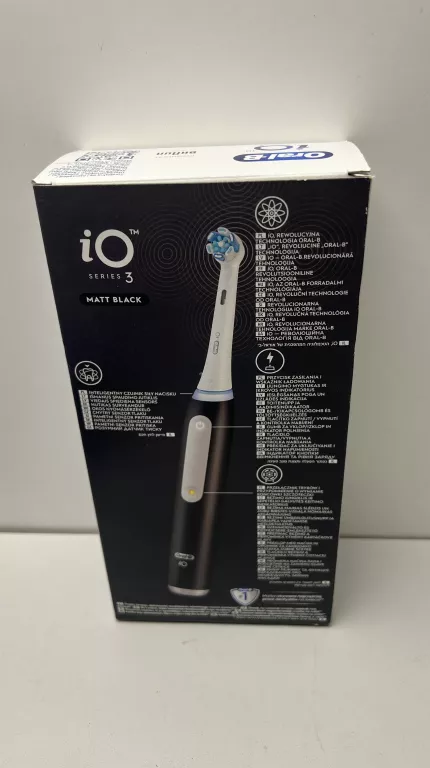 SZCZOTECZKA ELEKTRYCZNA MAGNETYCZNA ORAL-B IO SERIES 3 MATOWY CZARNY