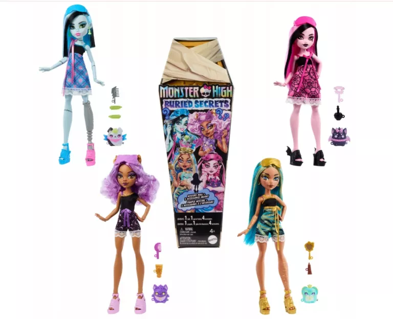LALKI I AKCESORIA MONSTER HIGH BURIED SECRETS Z TAJEMNICZĄ LALKĄ