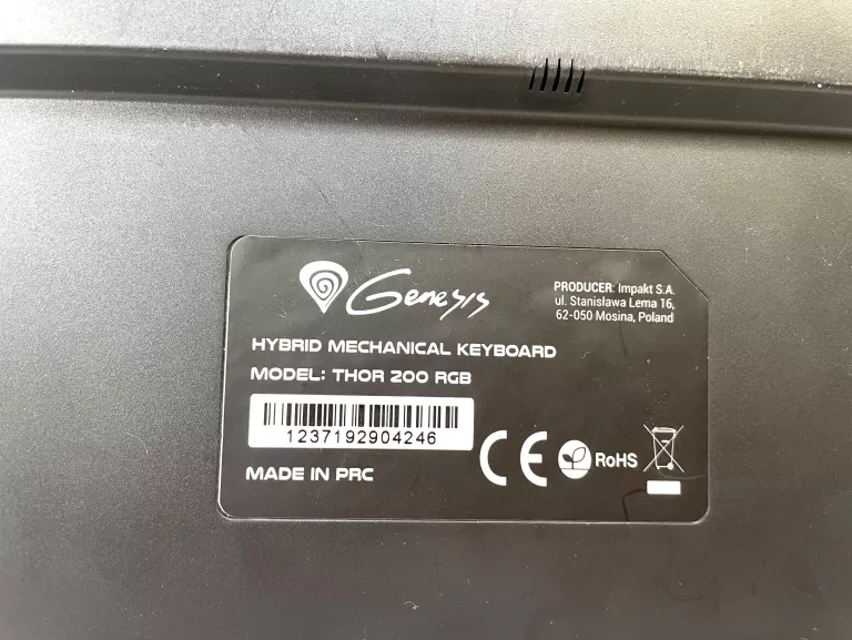 KLAWIATURA GENESIS THOR 300 TKL