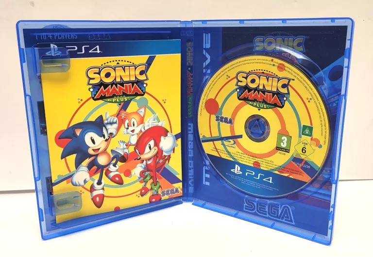 GRA SONIC MANIA PLUS PS4
