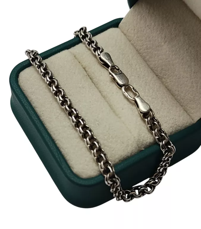 PIĘKNA  SREBRNA BRANSOLETKA 6,03 G/ 925 / 21 CM