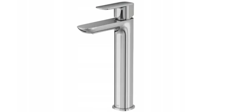 BATERIA UMYWALKOWA STOJĄCA Z WYSOKA WYLEWKĄ LENZ SREBRNA 4009698411439