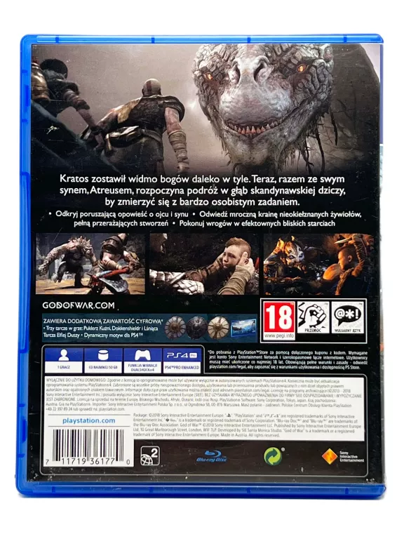 GRA PS4 GOD OF WAR