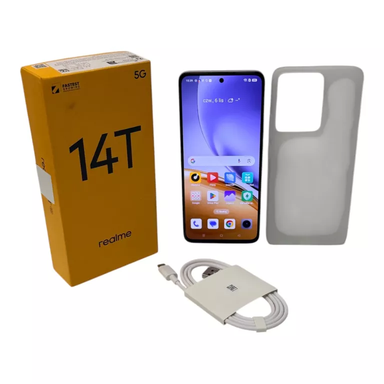 TELEFON REALME 14T - 8/256GB - KOMPLET! - BEZ BLOKAD! - SUPER STAN!
