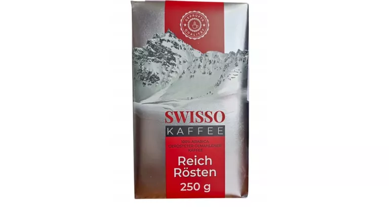 KAWA MIELONA SWISSO KAFFEE REICH ROSTEN 250G  EXP: 25.07.2027