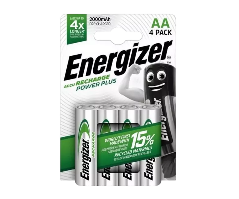 BATERIE AKUMULATORKI (NIMH) ENERGIZER AA (R6) 2000 MAH 4 SZT. *FABRYKA*