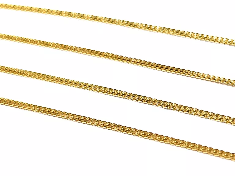 ZŁOTY ŁAŃCUSZEK PR333 0,96G 45CM