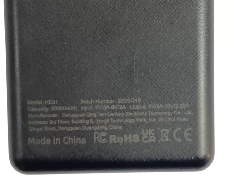 POWERBANK HE31 50 000MAH