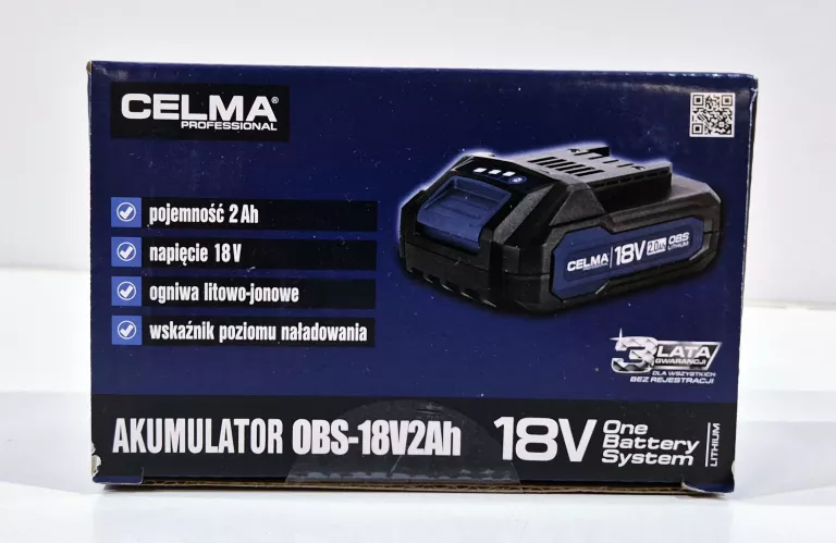 CELMA AKUMULATOR OBS-18V2AH AKUMULATOR LI-ION CELMA 18 V 2 AH