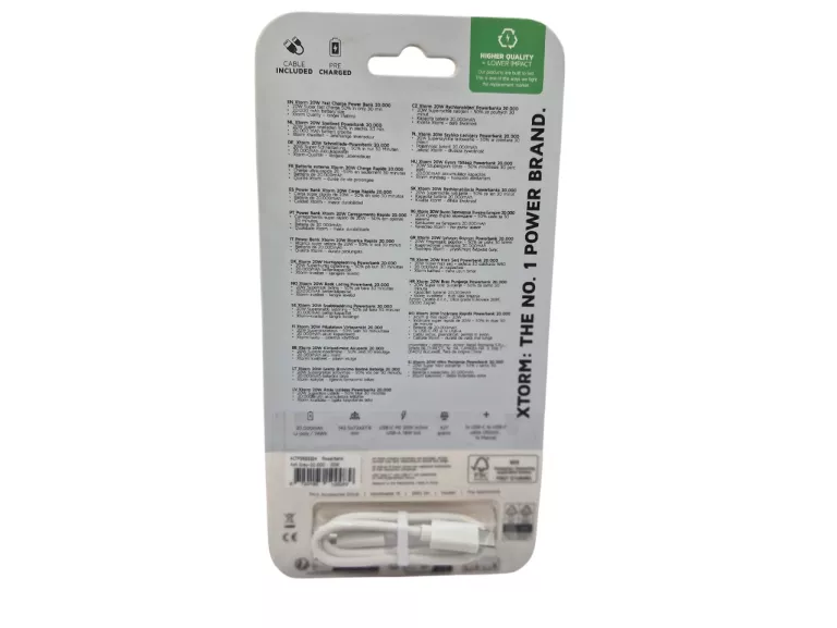 POWERBANK XTORM 20W FASTCHARGE 20000MAH