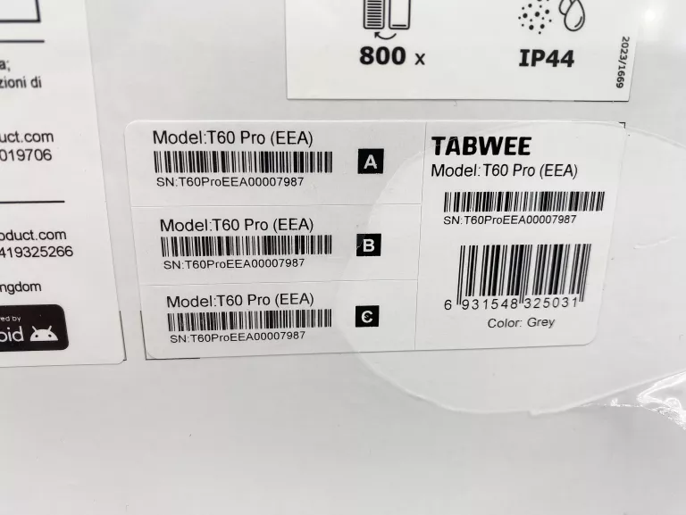 TABLET TABWEE T60 PRO 13,4-CALOWY