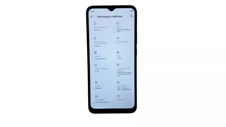 TELEFON REALME C30 KOMPLET KOLOR CZARNY STAN DOBRY